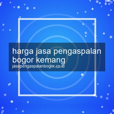 Harga Jasa Pengaspalan Kemang