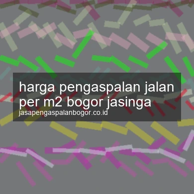 Harga Pengaspalan Jalan Per M2 Jasinga
