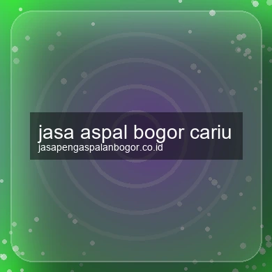 Jasa Aspal Cariu