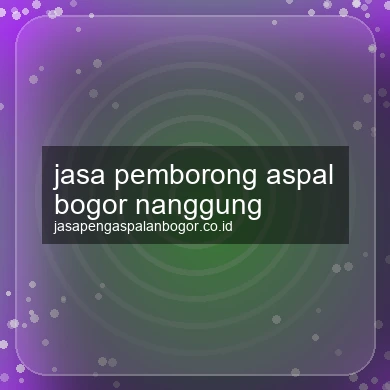 Jasa Pemborong Aspal Nanggung