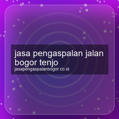 Jasa Pengaspalan Jalan Tenjo