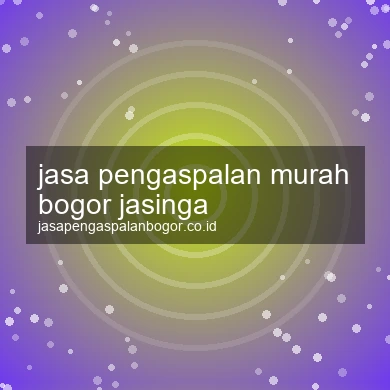 Jasa Pengaspalan Murah Jasinga