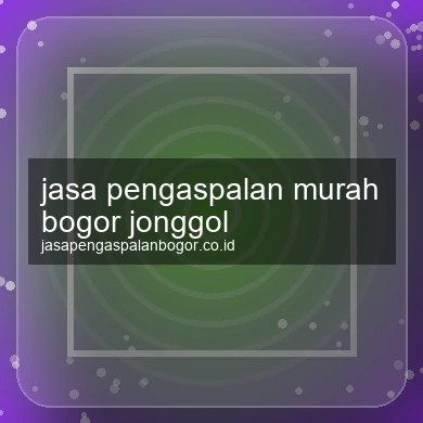 Jasa Pengaspalan Murah Jonggol