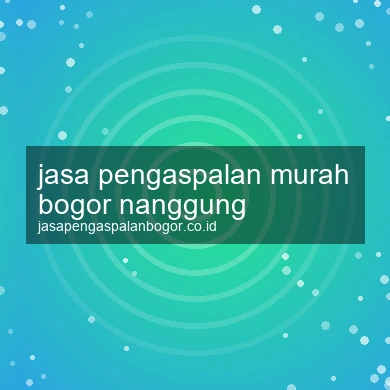 Jasa Pengaspalan Murah Nanggung