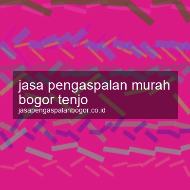 Jasa Pengaspalan Murah Tenjo