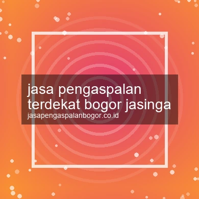 Jasa Pengaspalan Terdekat Jasinga