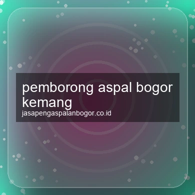 Pemborong Aspal Kemang